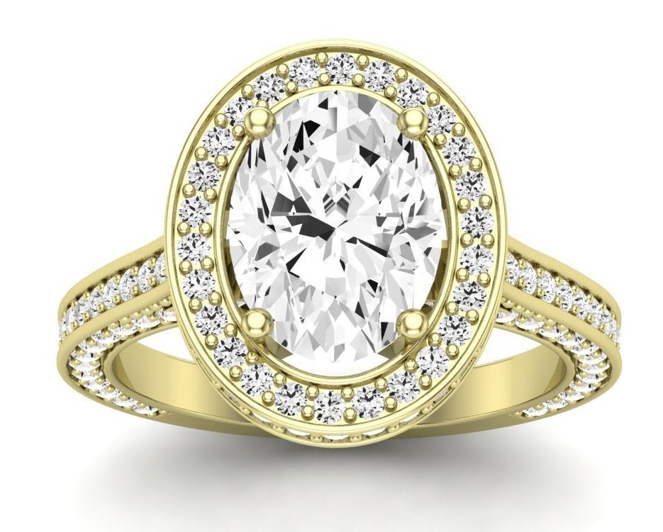 Buttercup - Oval Diamond Engagement Ring - BeverlyDiamonds
