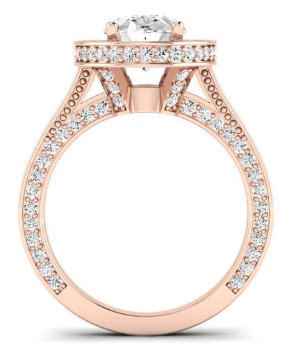 Buttercup - Oval Moissanite Engagement Ring - BeverlyDiamonds
