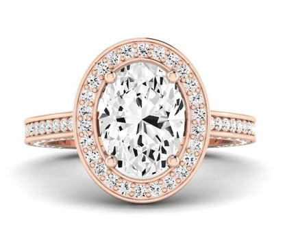 Buttercup - Oval Moissanite Engagement Ring - BeverlyDiamonds