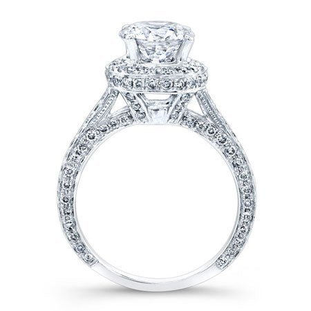 Buttercup - Round Moissanite Bridal Set - BeverlyDiamonds