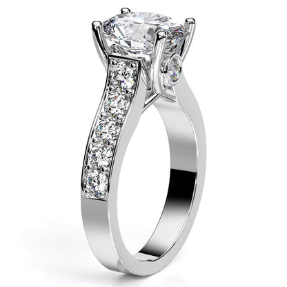 Calluna Oval Diamond Engagement Ring (Lab Grown Igi Cert) whitegold