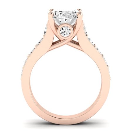 Calluna Oval Moissanite Bridal Set rosegold