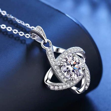 Caya Moissanite Necklace whitegold