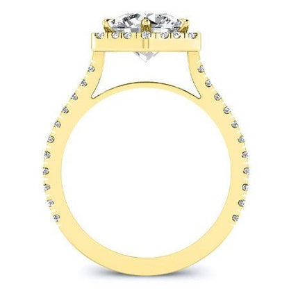 Cypress Diamond Matching Band Only (engagement Ring Not Included) For Ring With Round Center yellowgold