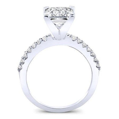 Dahlia Princess Moissanite Bridal Set whitegold