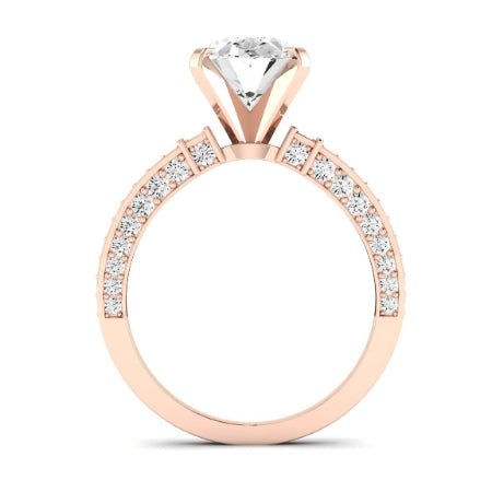Daphne Oval Diamond Bridal Set (Lab Grown Igi Cert) rosegold