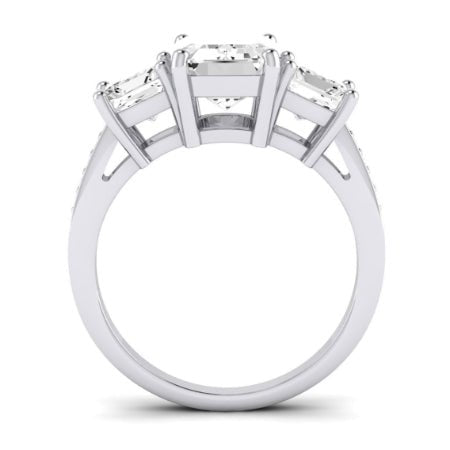 Dietes Emerald Diamond Bridal Set (Lab Grown Igi Cert) whitegold