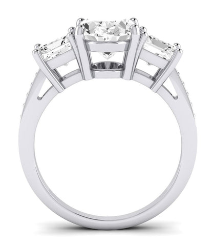 Dietes Oval Diamond Engagement Ring (Lab Grown Igi Cert) whitegold