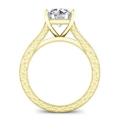 Edelweiss Round Diamond Bridal Set (Lab Grown Igi Cert) yellowgold