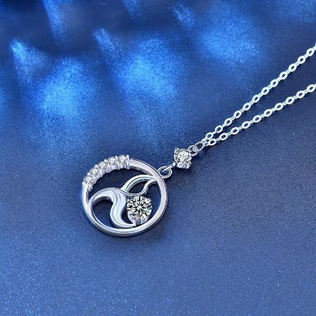 Elora Diamond Necklace (Clarity Enhanced) whitegold