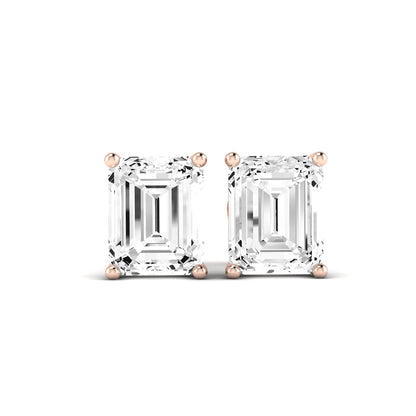 Elowen Cushion Cut Lab Diamond Stud Earrings