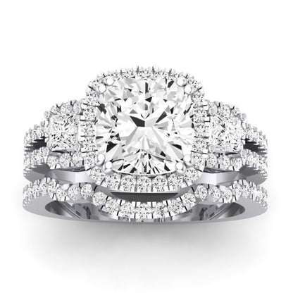 Erica - Cushion Moissanite Bridal Set