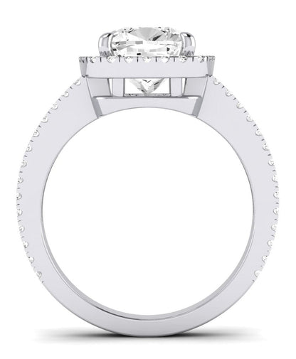 Freesia Cushion Diamond Engagement Ring (Lab Grown Igi Cert) whitegold