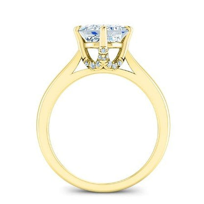 Gardenia Princess Moissanite Bridal Set yellowgold