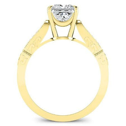 Heath Princess Moissanite Bridal Set yellowgold