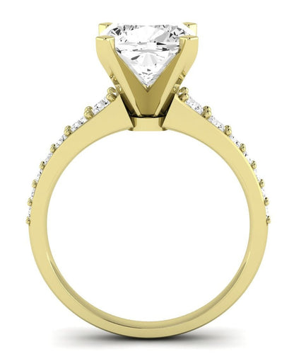 Holly Cushion Diamond Engagement Ring (Lab Grown Igi Cert) yellowgold