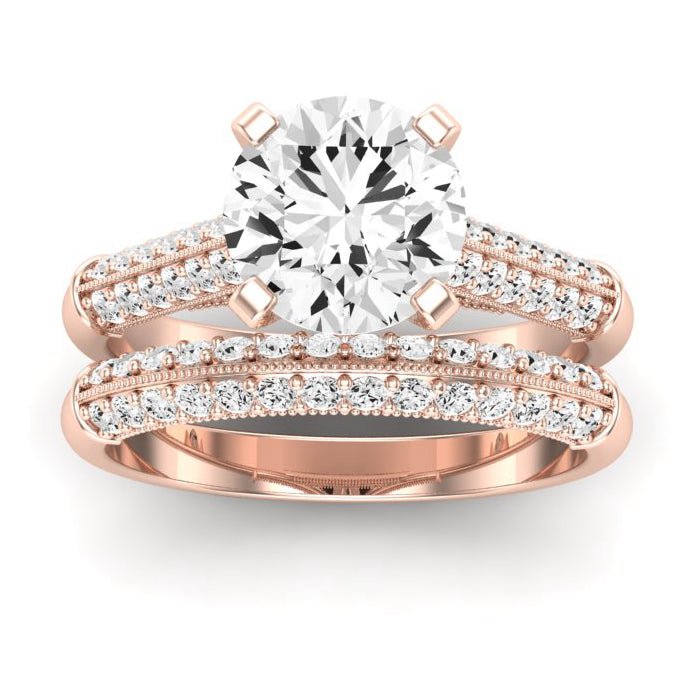 Iberis - Round Lab Diamond Bridal Set (IGI Certified)