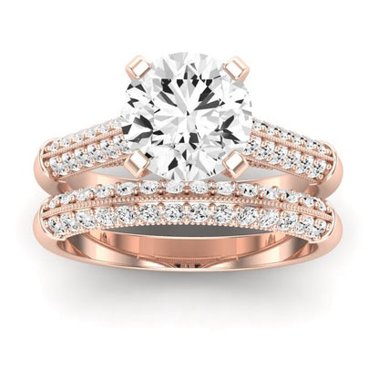 Iberis - Round Lab Diamond Bridal Set (IGI Certified)