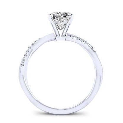 Iris Princess Moissanite Bridal Set whitegold