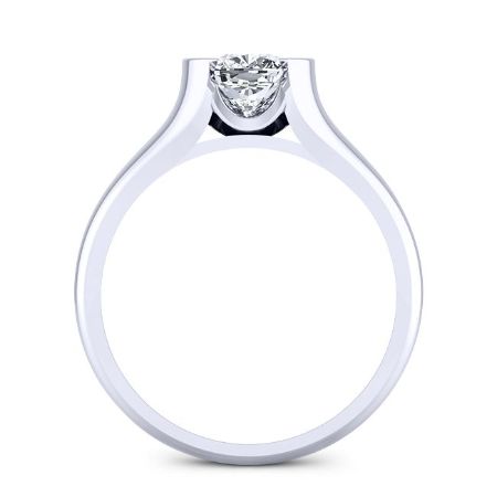 Jasmine Cushion Moissanite Bridal Set whitegold