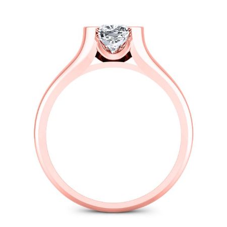 Jasmine Cushion Moissanite Bridal Set rosegold