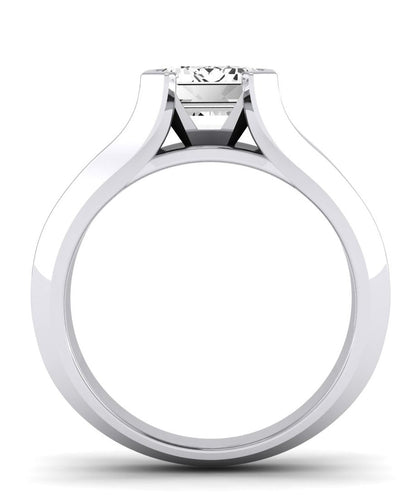 Jasmine Emerald Diamond Engagement Ring (Lab Grown Igi Cert) whitegold