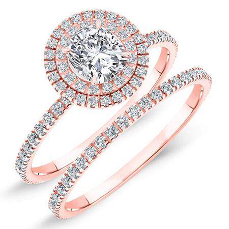 Juniper Diamond Matching Band Only (engagement Ring Not Included) For Ring With Cushion Center rosegold