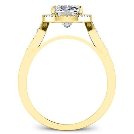Kalmia Cushion Diamond Bridal Set (Lab Grown Igi Cert) yellowgold
