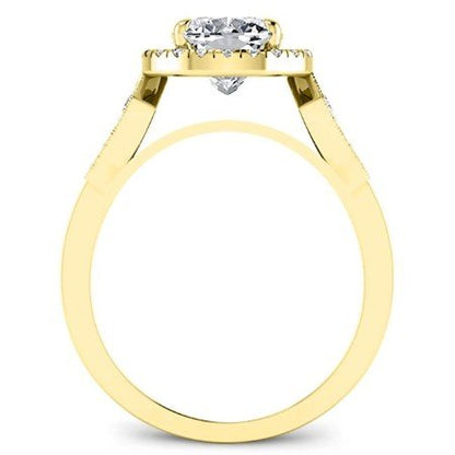 Kalmia Cushion Diamond Bridal Set (Lab Grown Igi Cert) yellowgold