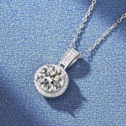 Kira Diamond Necklace (Clarity Enhanced) whitegold