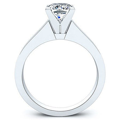 Rosemary Diamond Matching Band Only (engagement Ring Not Included) For Ring With Cushion Center whitegold