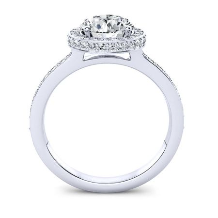Quince Diamond Matching Band Only (engagement Ring Not Included) For Ring With Round Center yellowgold