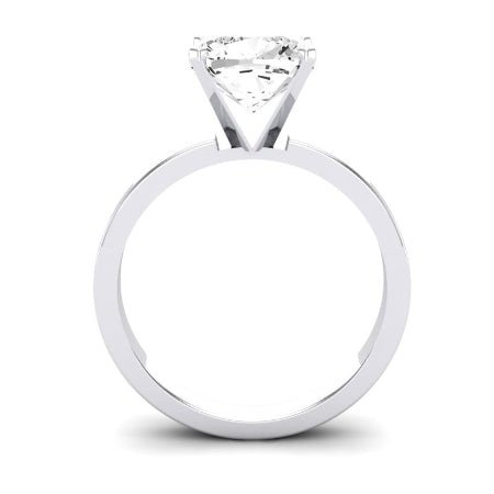 Lantana Moissanite Matching Band Only (engagement Ring Not Included) For Ring With Cushion Center whitegold