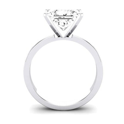 Lantana Moissanite Matching Band Only (engagement Ring Not Included) For Ring With Princess Center whitegold