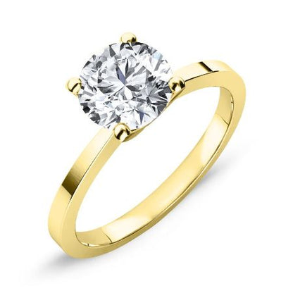 Lantana Round Diamond Bridal Set (Lab Grown Igi Cert) yellowgold