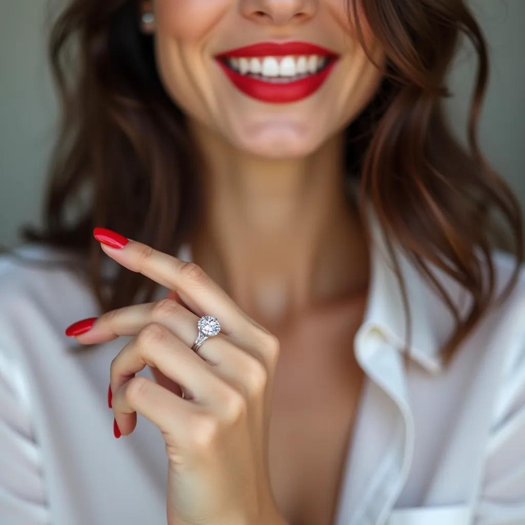 Larkspur - Round Diamond Engagement Ring (Clarity Enhanced)