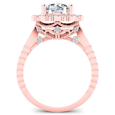 Lita Round Diamond Bridal Set (Lab Grown Igi Cert) rosegold