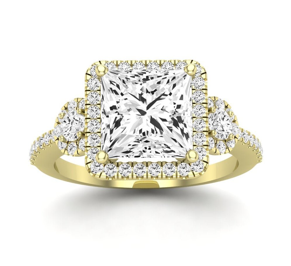 Lunaria - Princess Diamond Engagement Ring (Clarity Enhanced)
