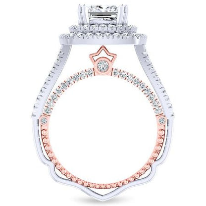 Lupin Princess Moissanite Bridal Set whitegold