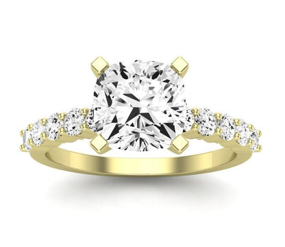 Magnolia - Cushion Moissanite Engagement Ring