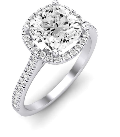 Mallow Cushion Diamond Engagement Ring (Lab Grown Igi Cert) whitegold