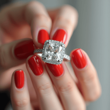 Mallow - GIA Natural Cushion Diamond Engagement Ring