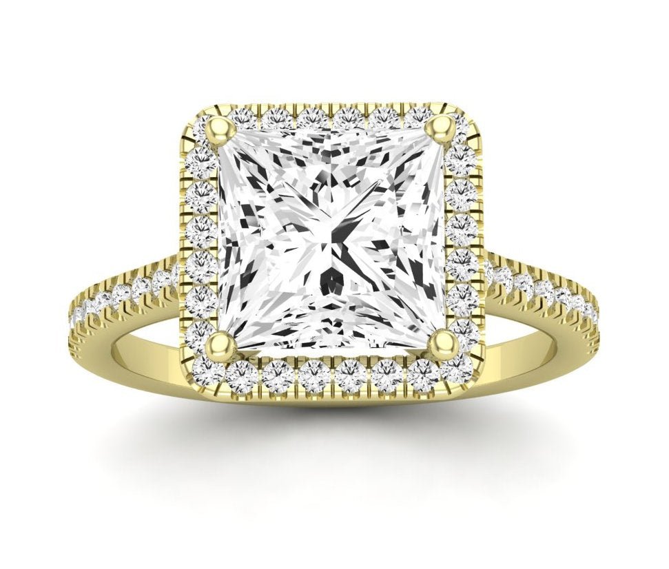 Mallow - Princess Diamond Engagement Ring (Clarity Enhanced)