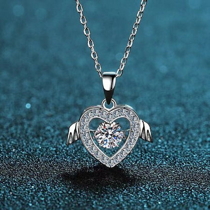 Mariana Moissanite Necklace whitegold