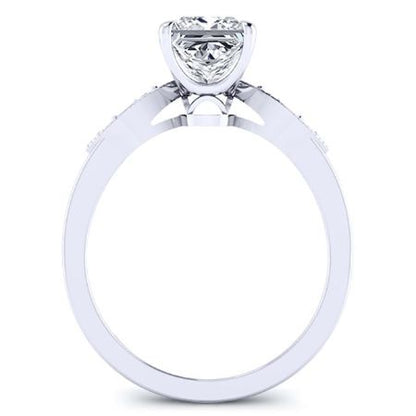 Mulberry Princess Moissanite Bridal Set whitegold
