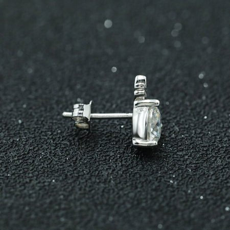 Nicolette Moissanite Earrings whitegold