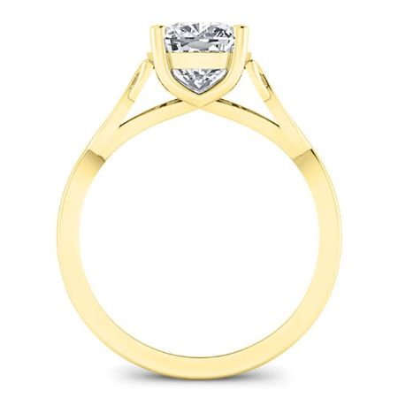 Nolina Cushion Moissanite Bridal Set yellowgold