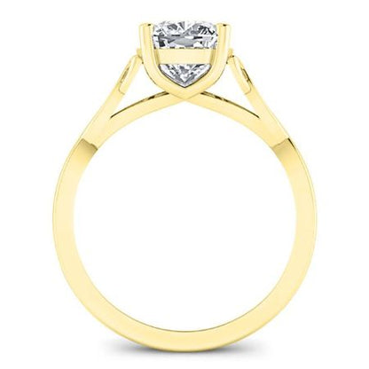 Nolina Cushion Moissanite Bridal Set yellowgold