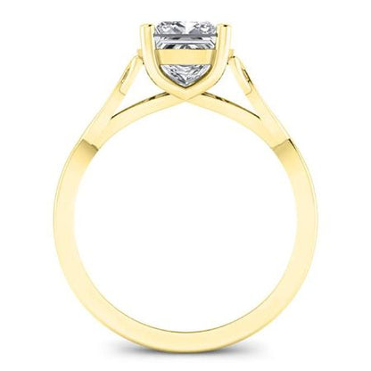 Nolina Princess Moissanite Bridal Set yellowgold