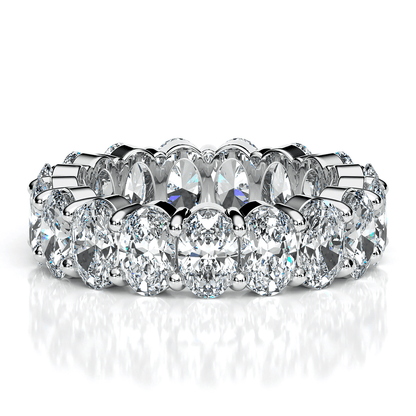 Oval Cut Diamond Eternity Band